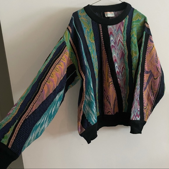 80s/90s multicolored crewneck sweater - Picture 8 of 11